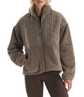 Women's Cabin Fleece Knit Dropped Shoulder Full Zip Sweatshirt - NF0A8DQ2