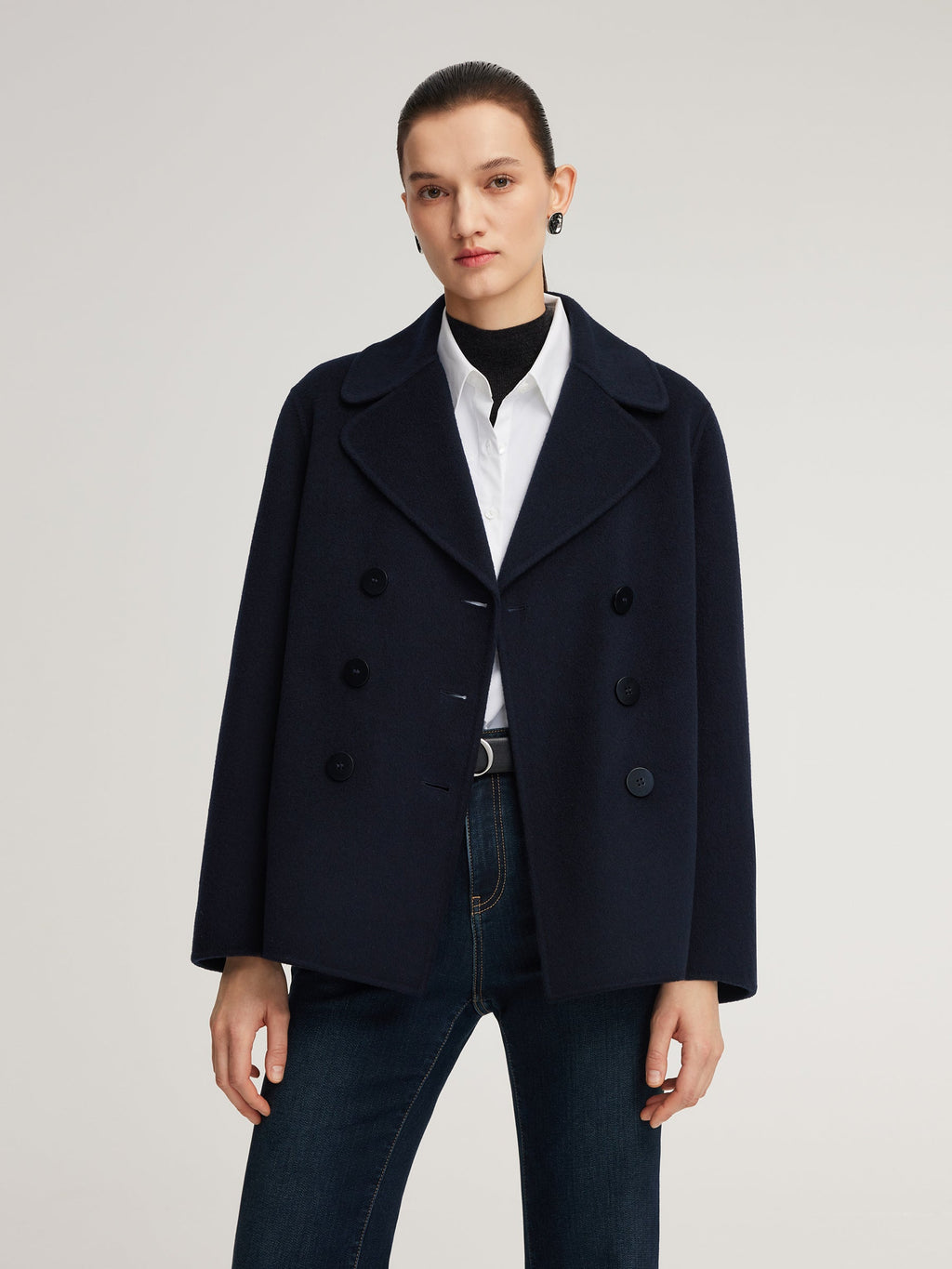 100% Wool Double-Faced Women Coat