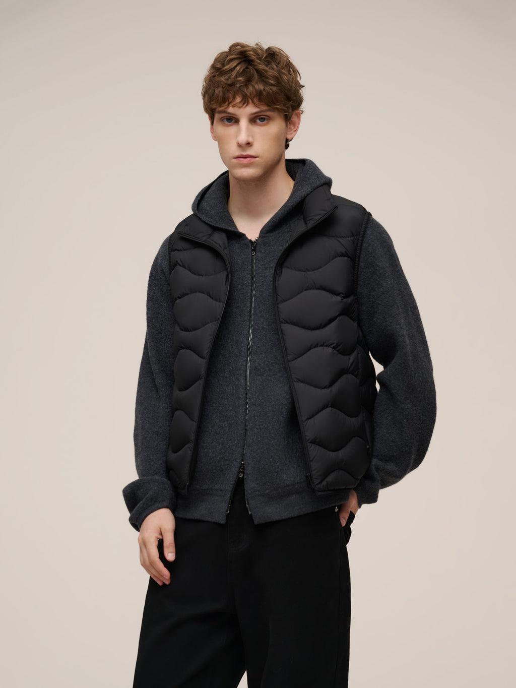 Lightweight Packable Men Goose Down Vest