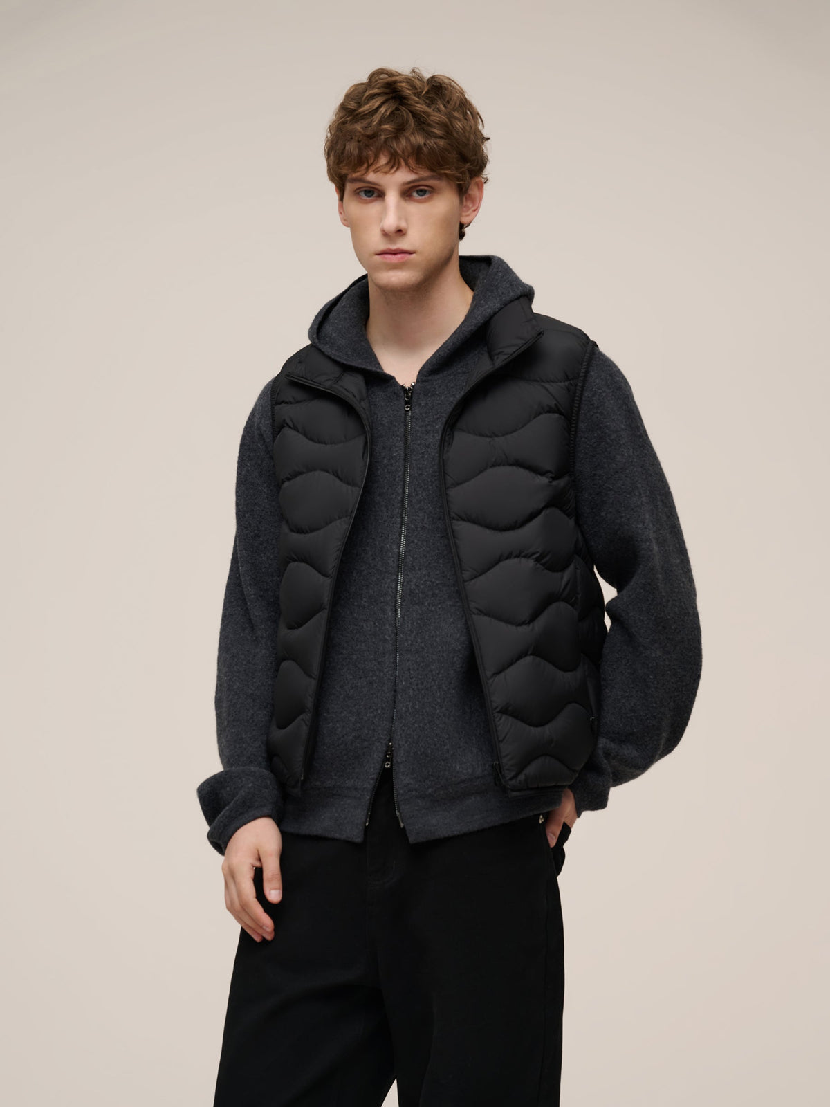 Lightweight Packable Men Goose Down Vest