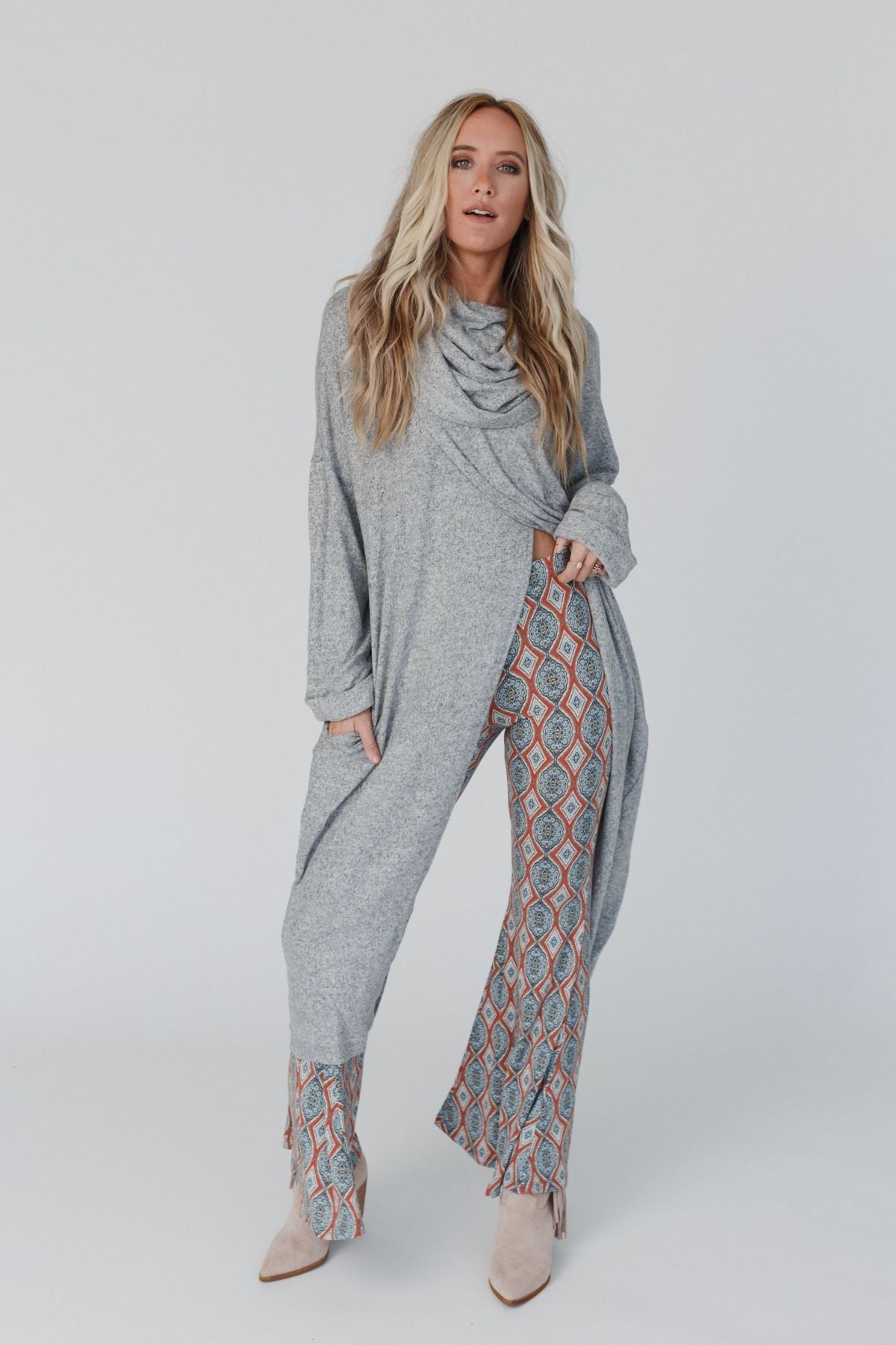 In Your Dreams Maxi Cardigan - Heather Gray
