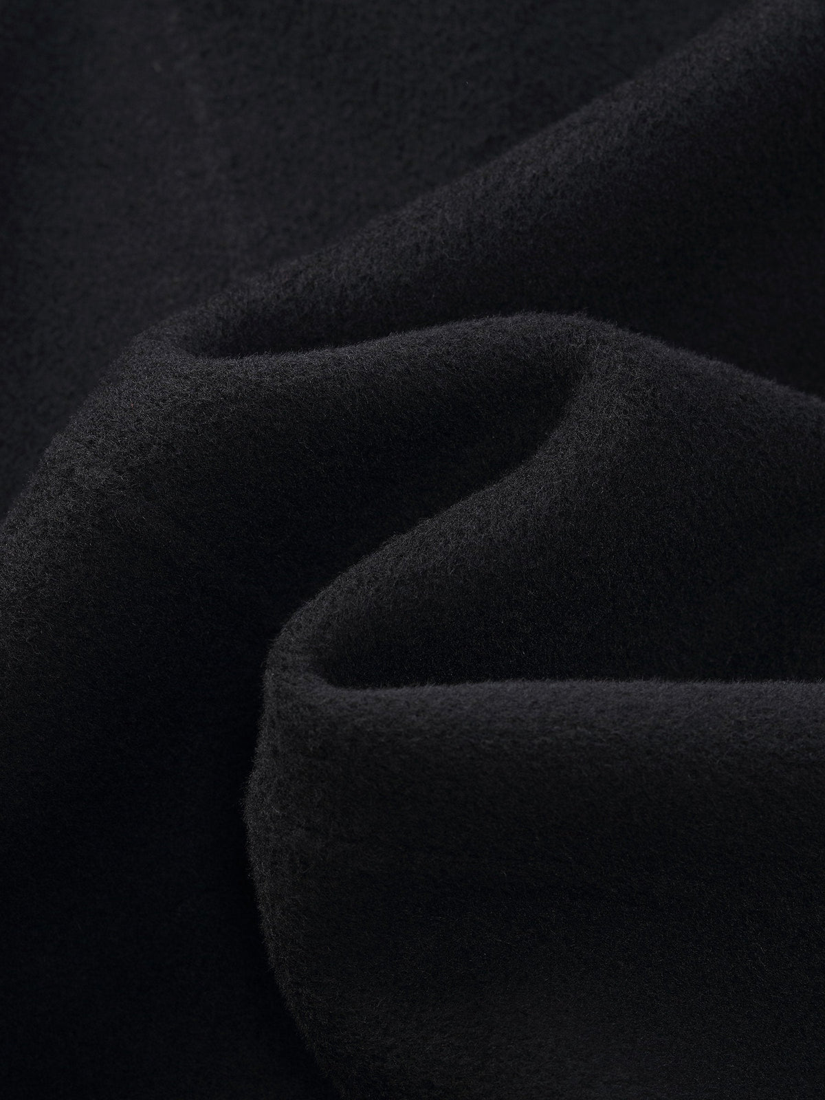 Cashmere Wool Blend Notched Collar Double-Faced Women Overcoat