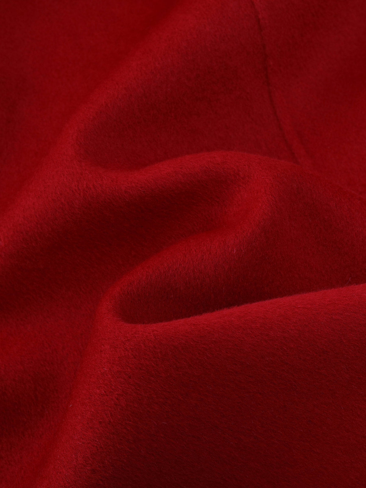 Cashmere Wool Blend Notched Collar Double-Faced Women Overcoat