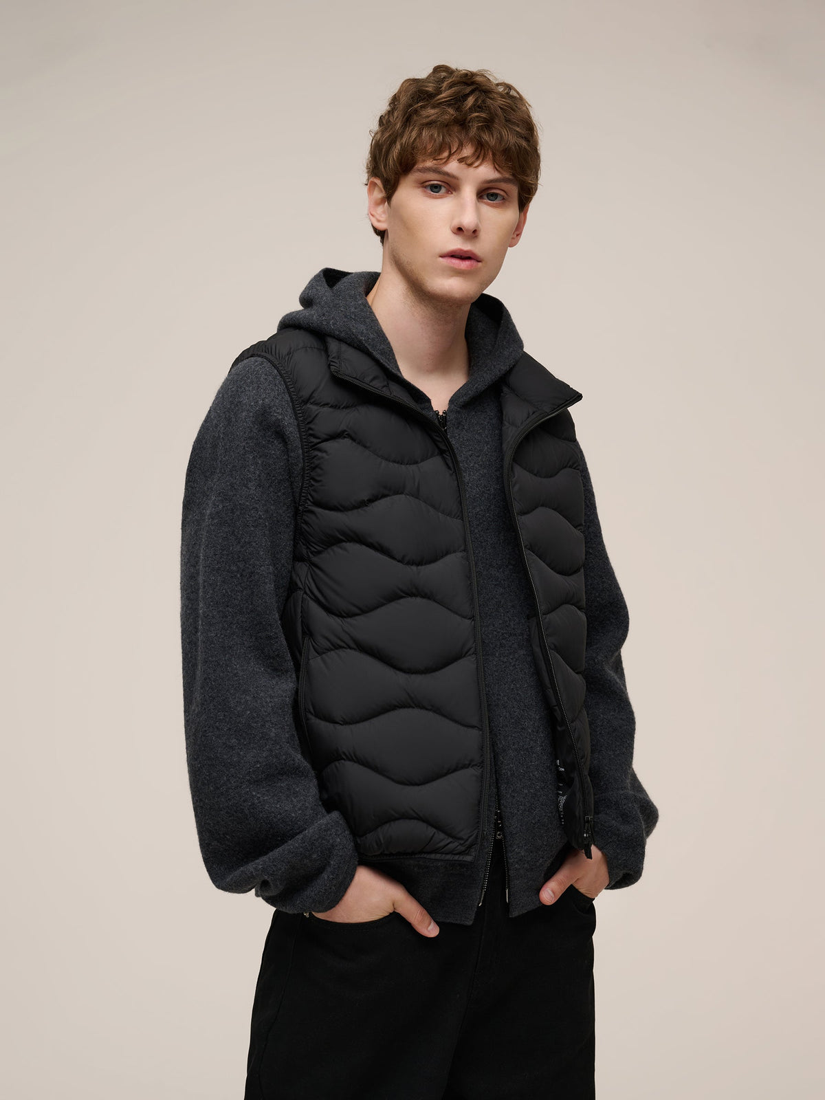 Lightweight Packable Men Goose Down Vest