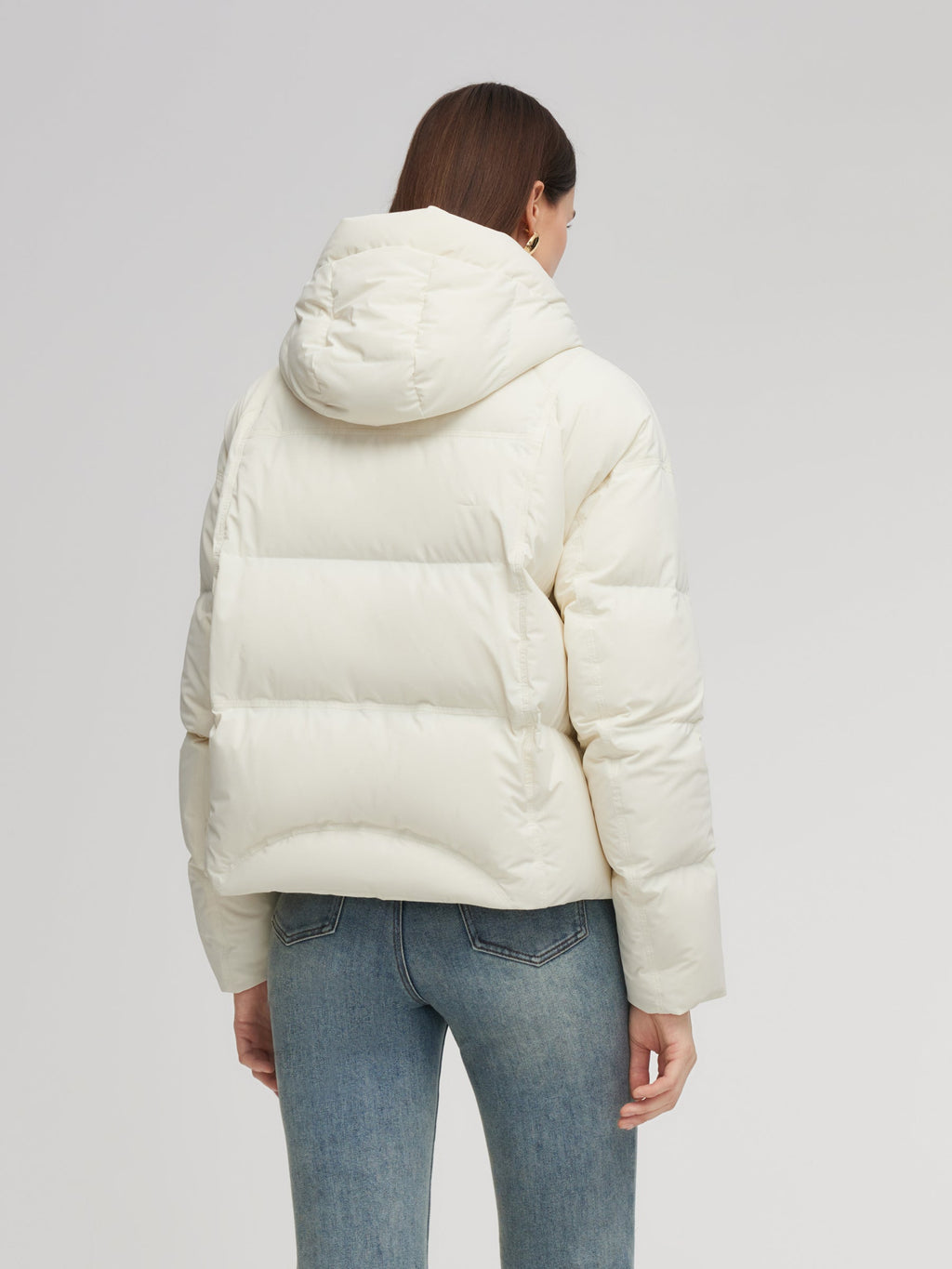 Windproof Hooded Goose Down Jacket
