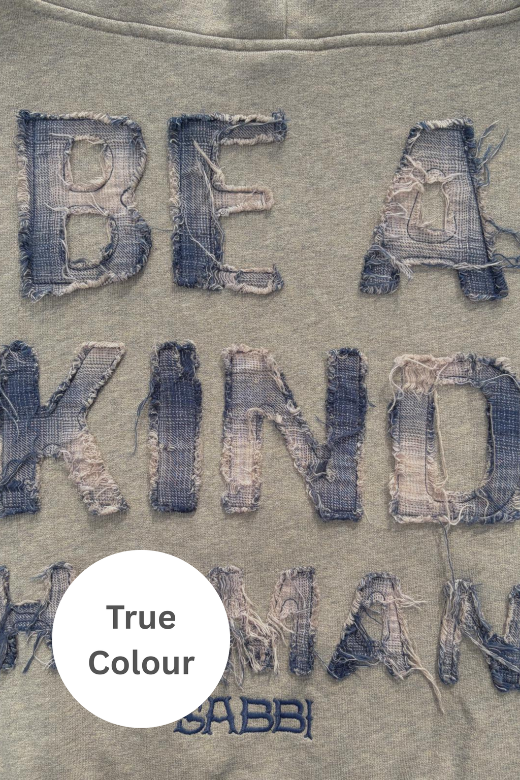 THE BE A KIND HUMAN HOODIE - BLUE