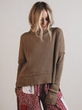 Love Note Sweater - Brown - Pre Order