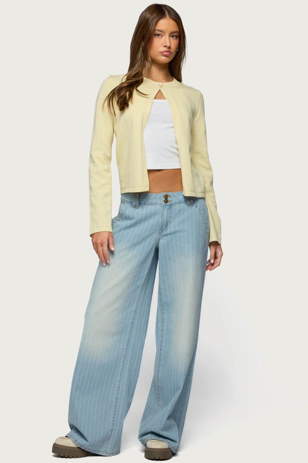 Jenie Split Front Knit Cardigan