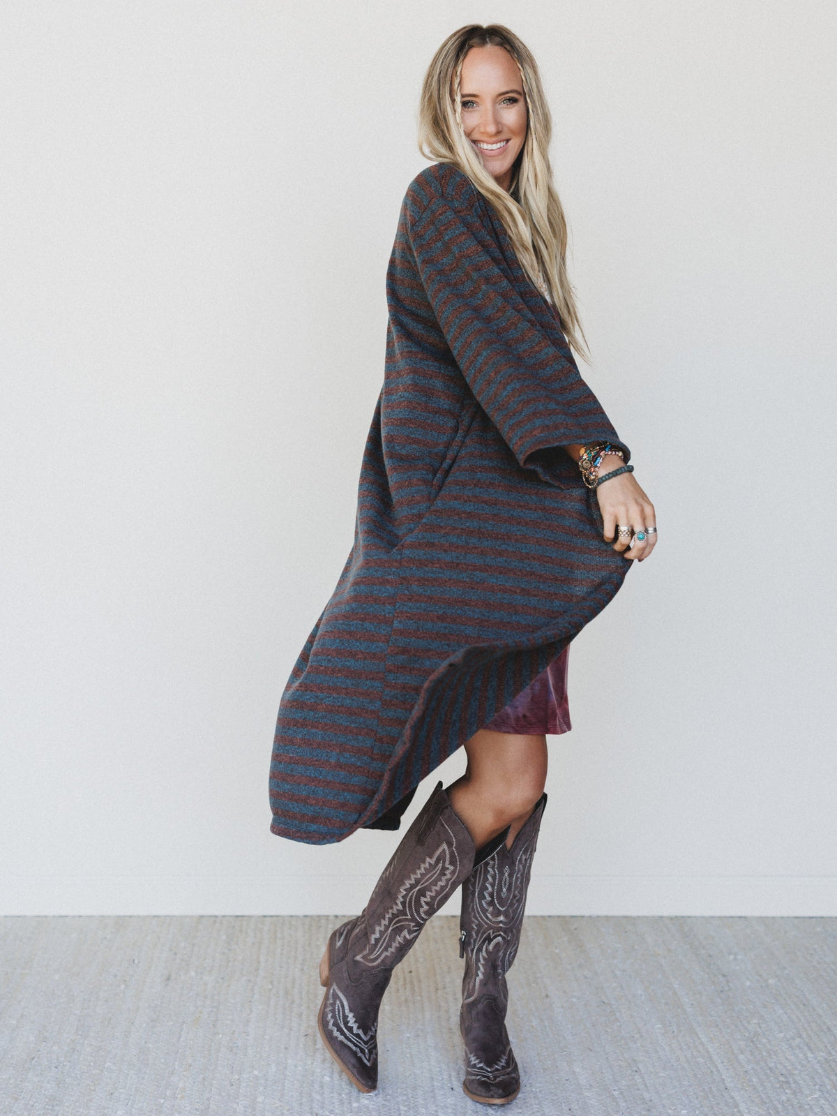 The Nest Endless Love Cardigan - Mint Brown