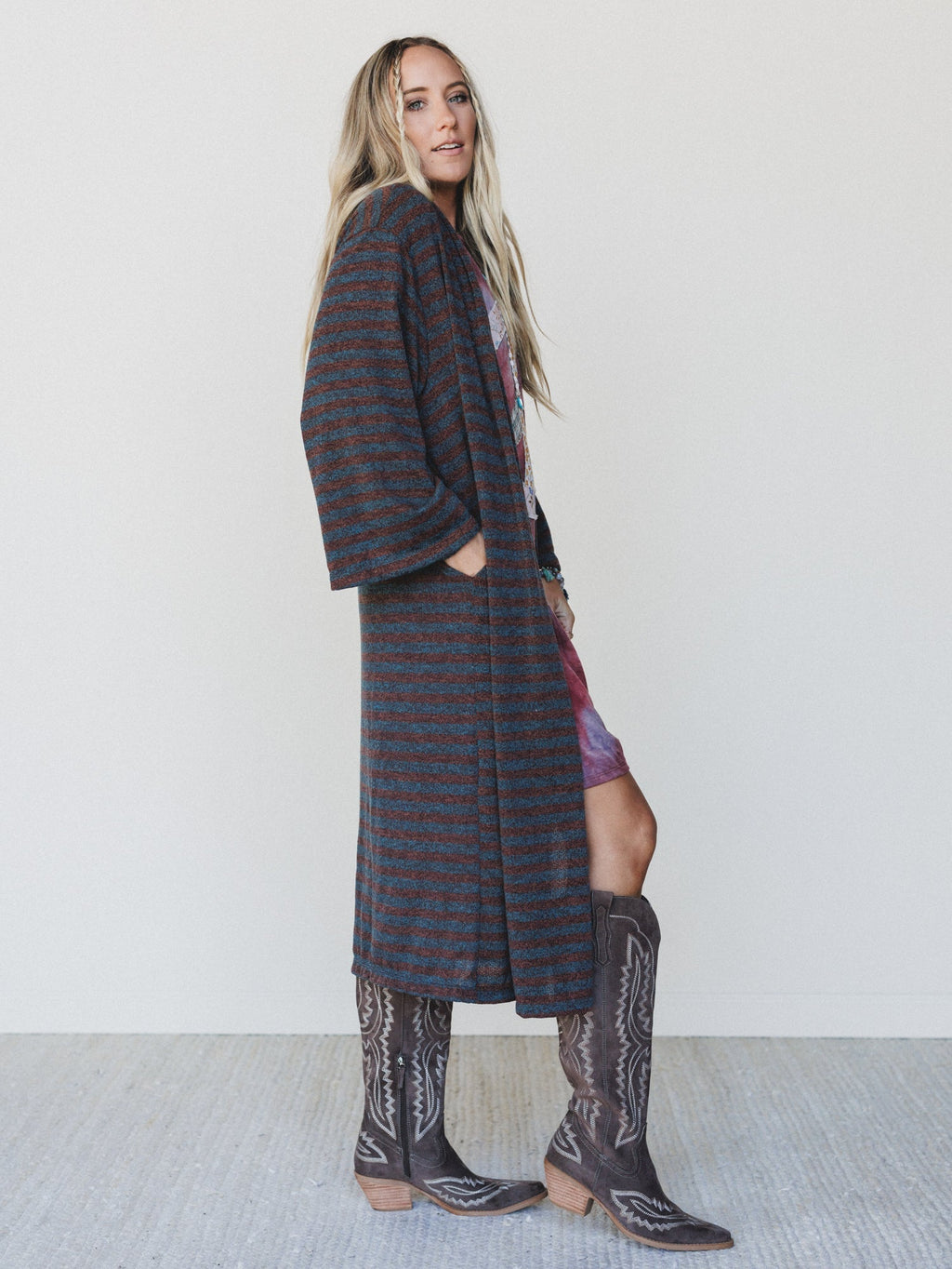 The Nest Endless Love Cardigan - Mint Brown
