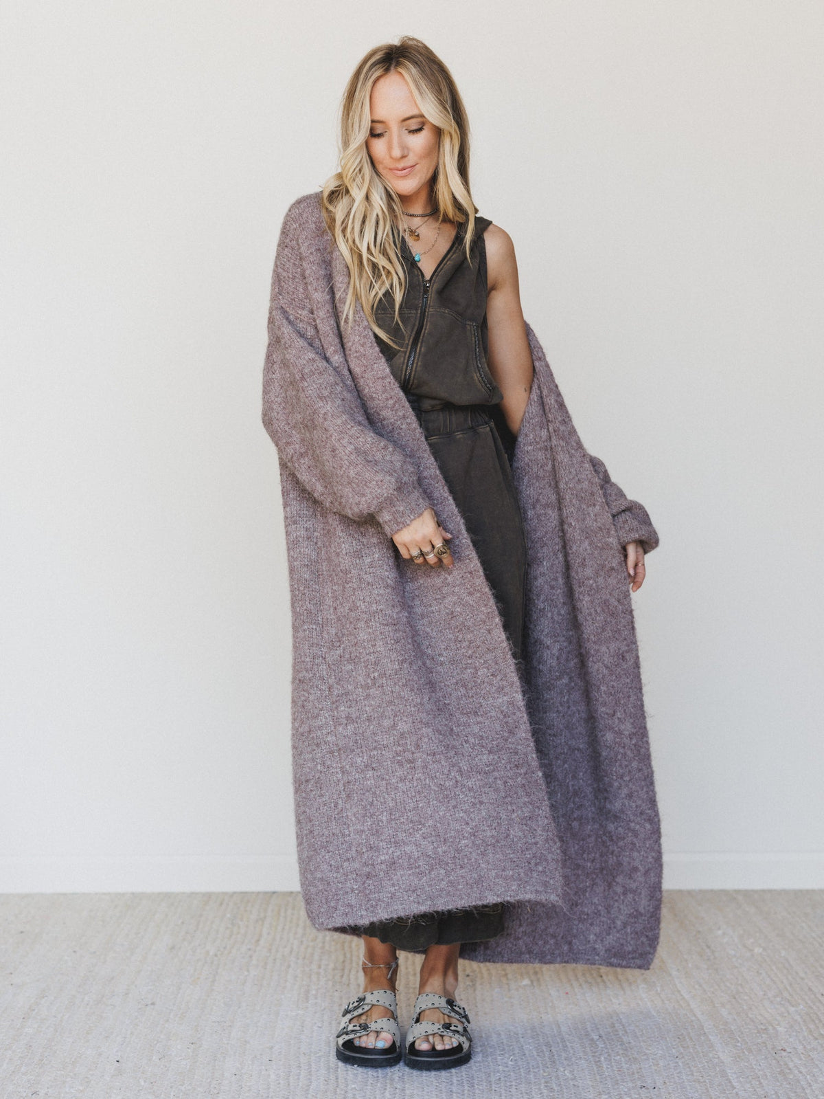 Just My Warmth Cardigan - Mocha - Pre Order