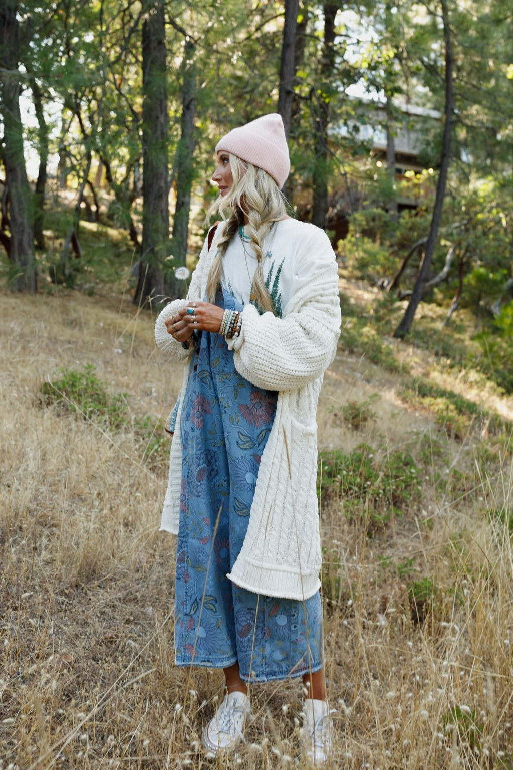 Warm Embrace Chunky Knit Cardigan - Cream - Pre Order