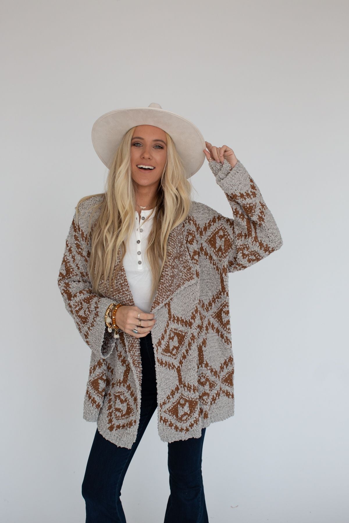 Free to Roam Cardigan - Gray - Pre Order