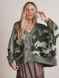 Into The Dusk Cardigan - Camo