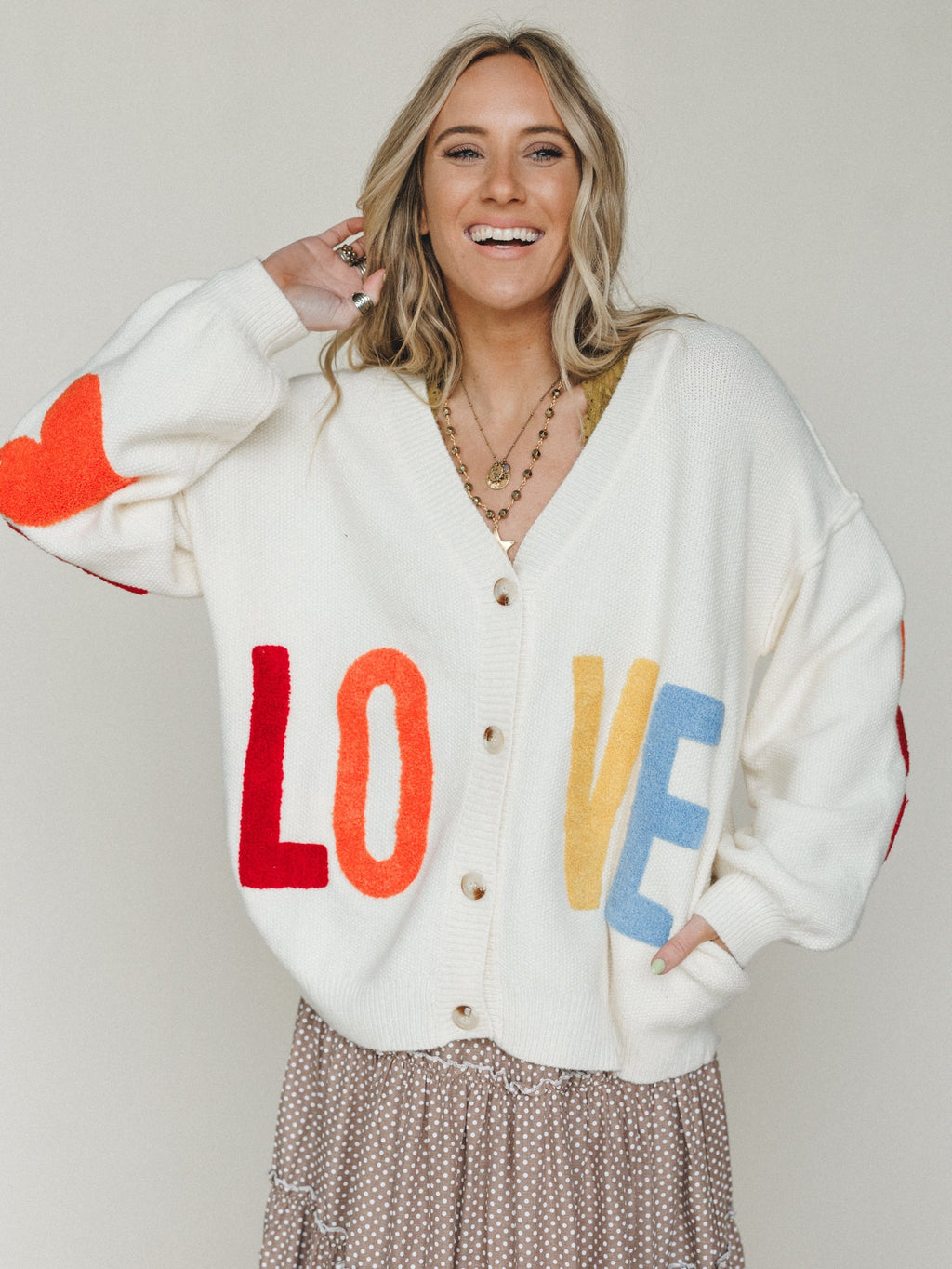 Love Catcher Cardigan - Ivory - Pre Order