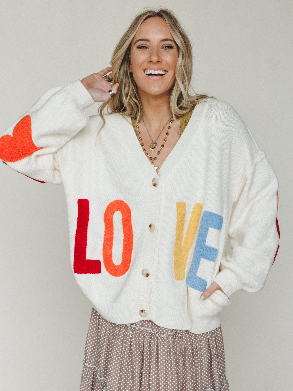 Love Catcher Cardigan - Ivory - Pre Order