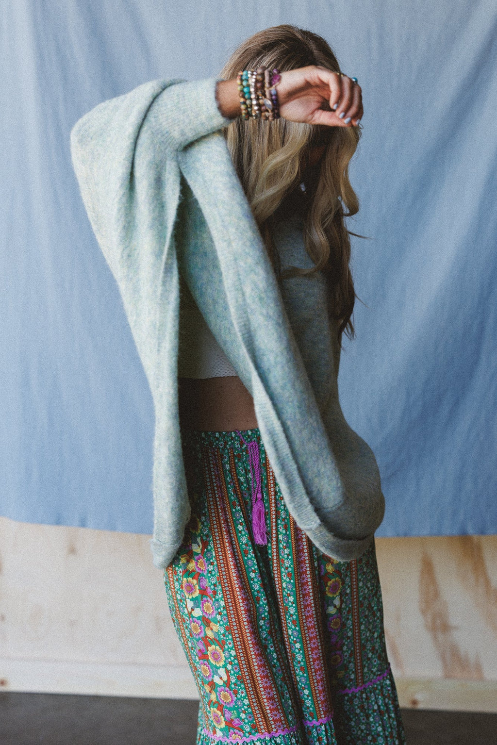 The Nest Gwyneth Sweater - Blue Multi