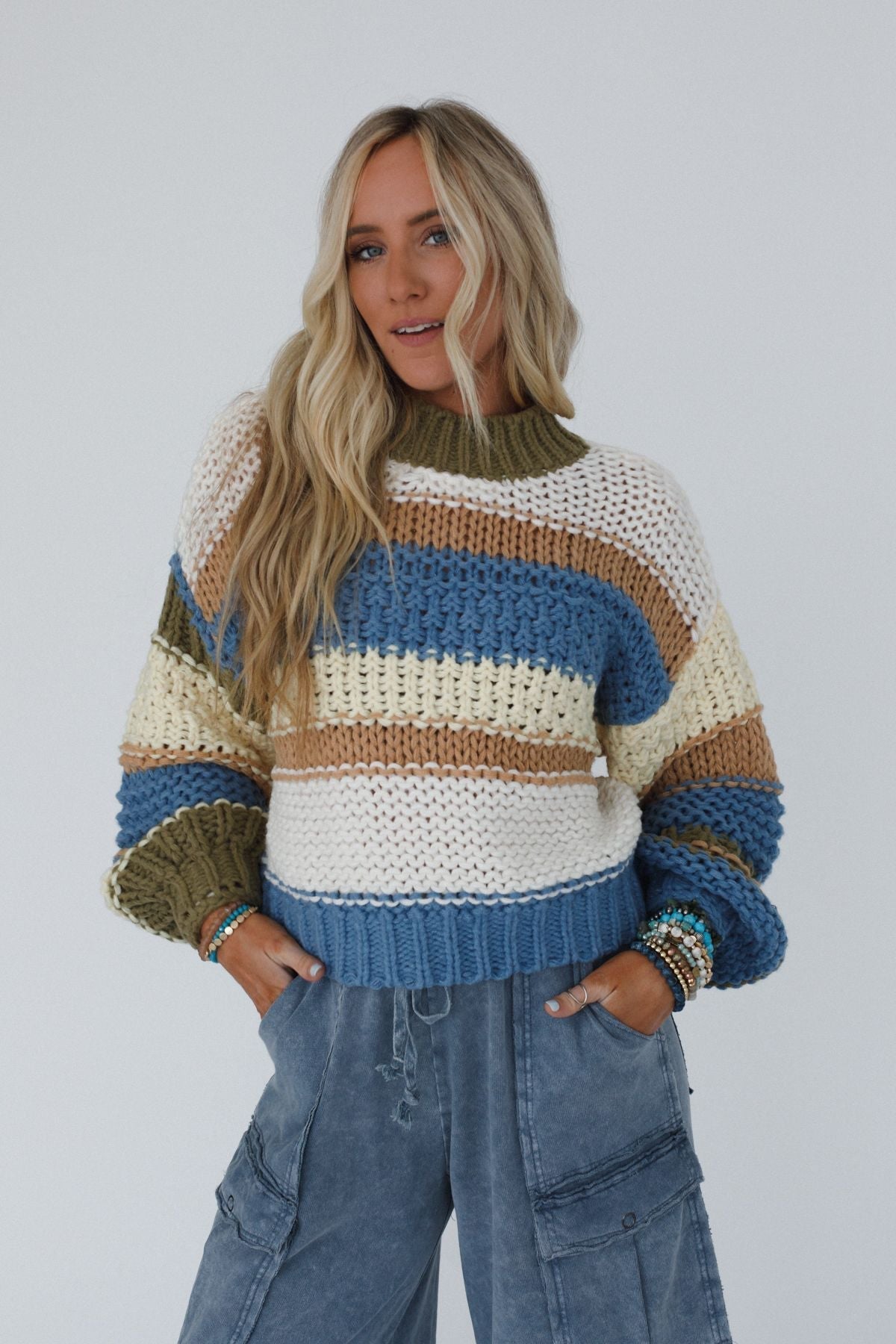 Laurel Canyon Striped Sweater - Multi - Pre Order