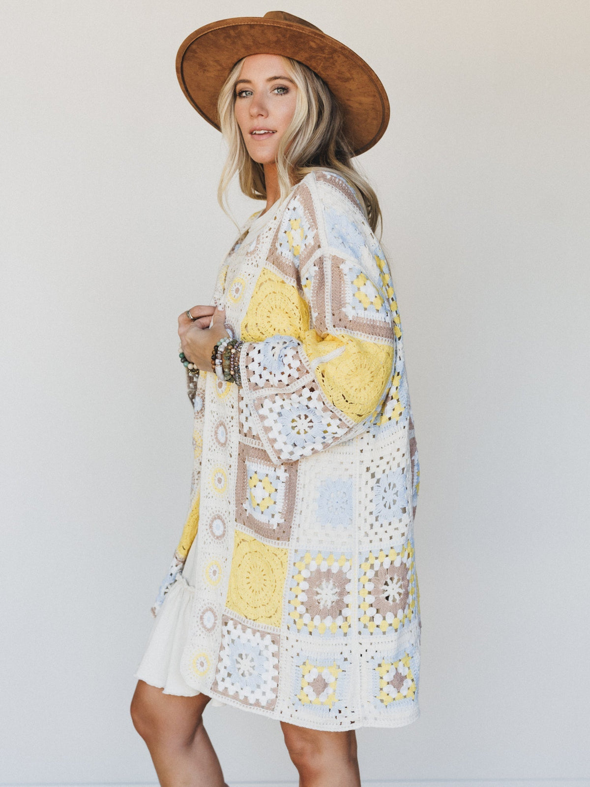 Holiday Journey Cardigan - Yellow Multi - Pre Order