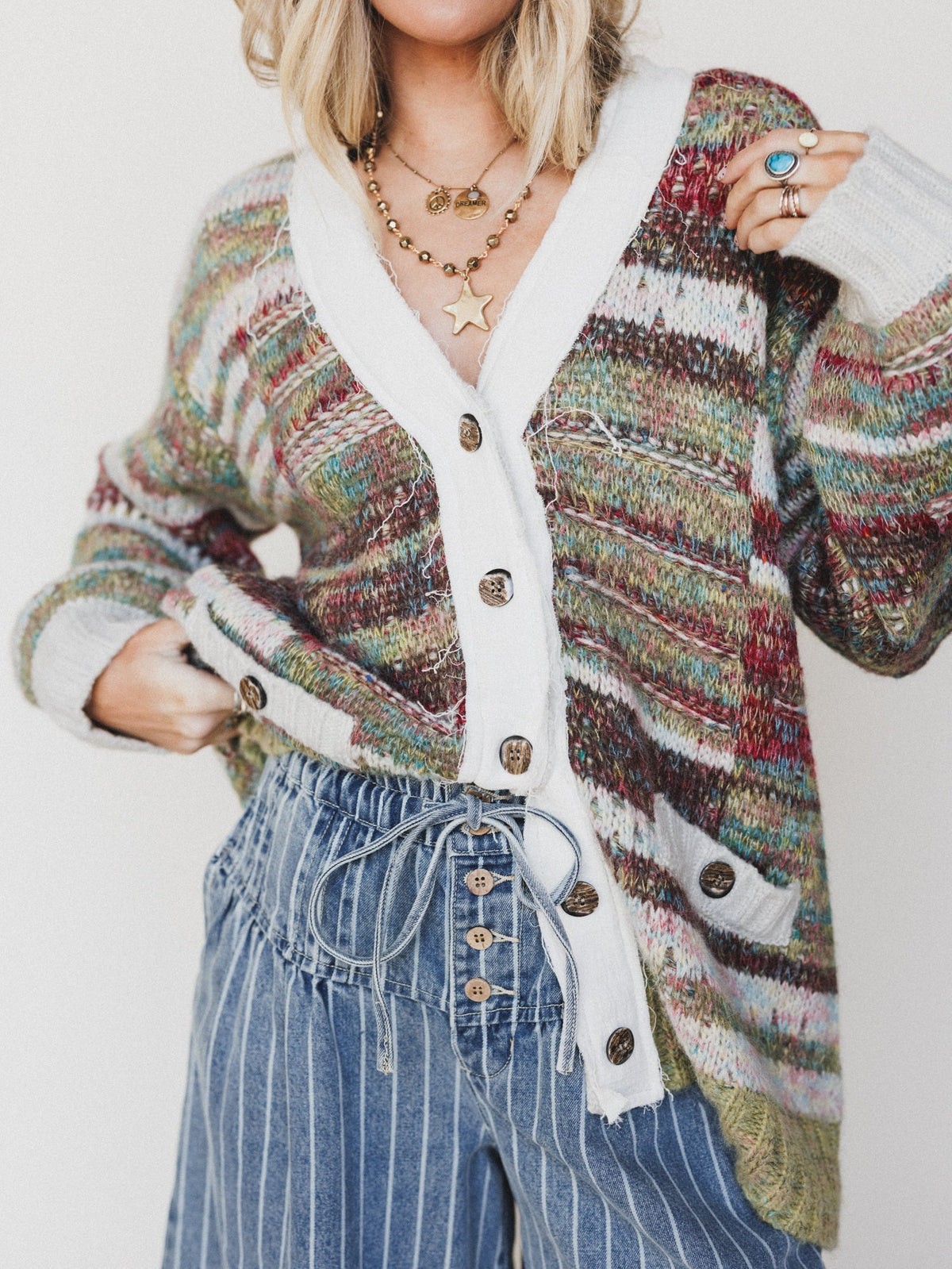 Warm Wishes Cardigan - Olive
