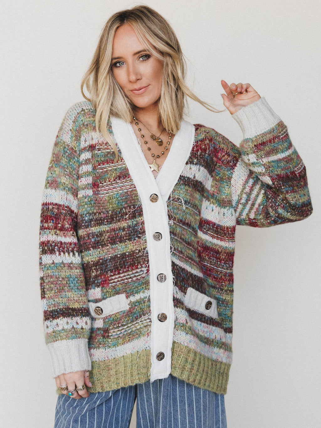 Warm Wishes Cardigan - Olive