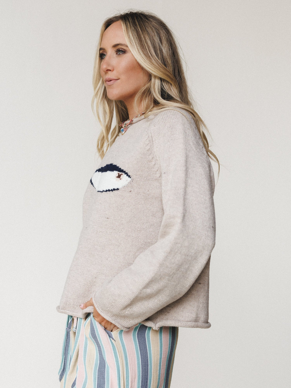 Marine Layers Sweater Top - Oat