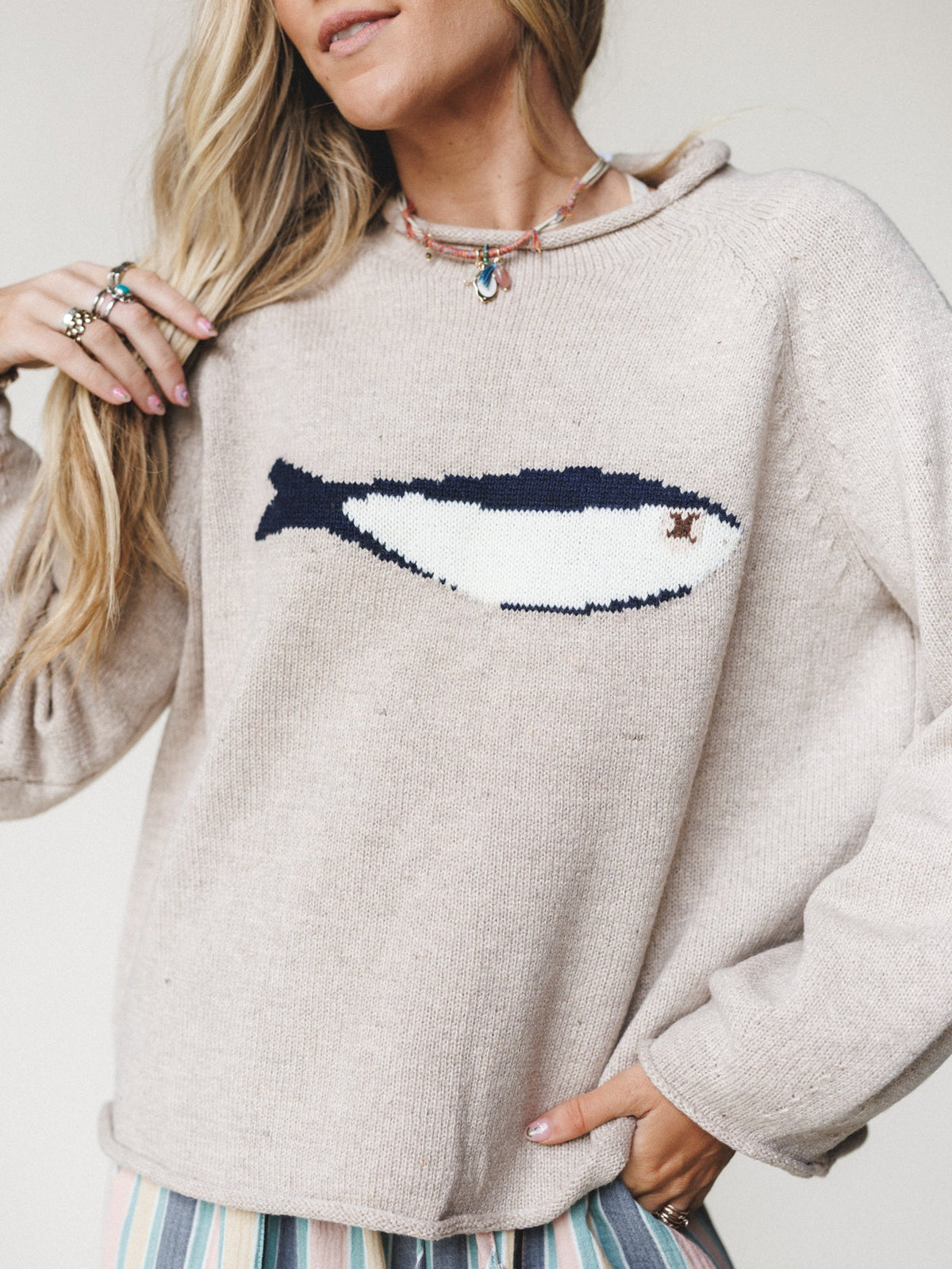 Marine Layers Sweater Top - Oat