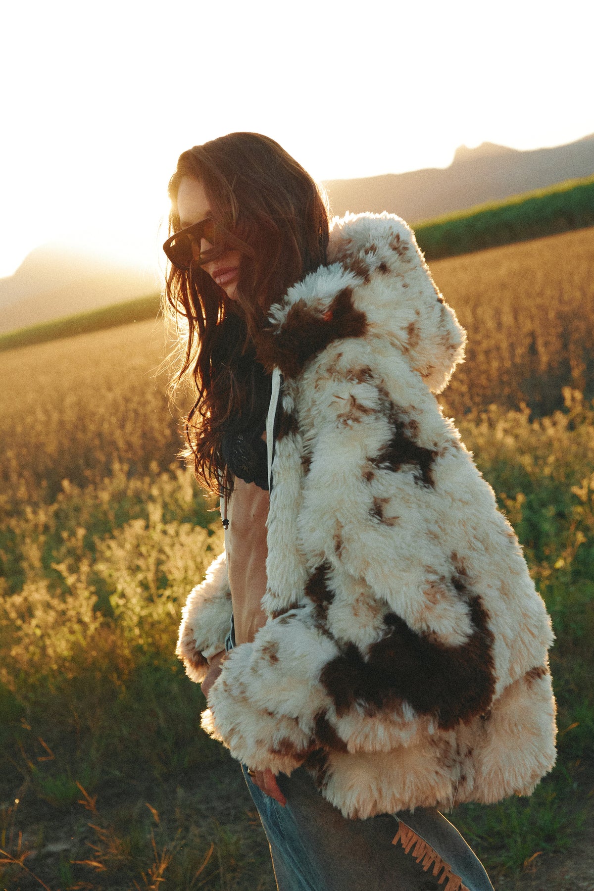 THE HOLY COW FAUX FUR JACKET