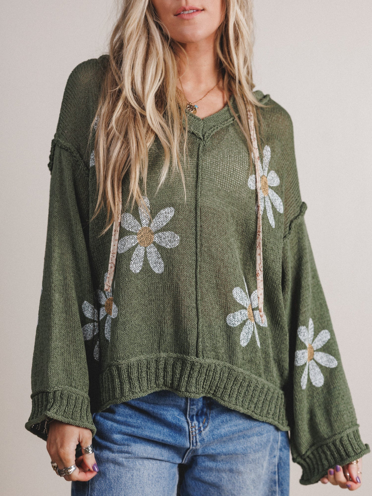 Sweet Meadows Sweater - Olive