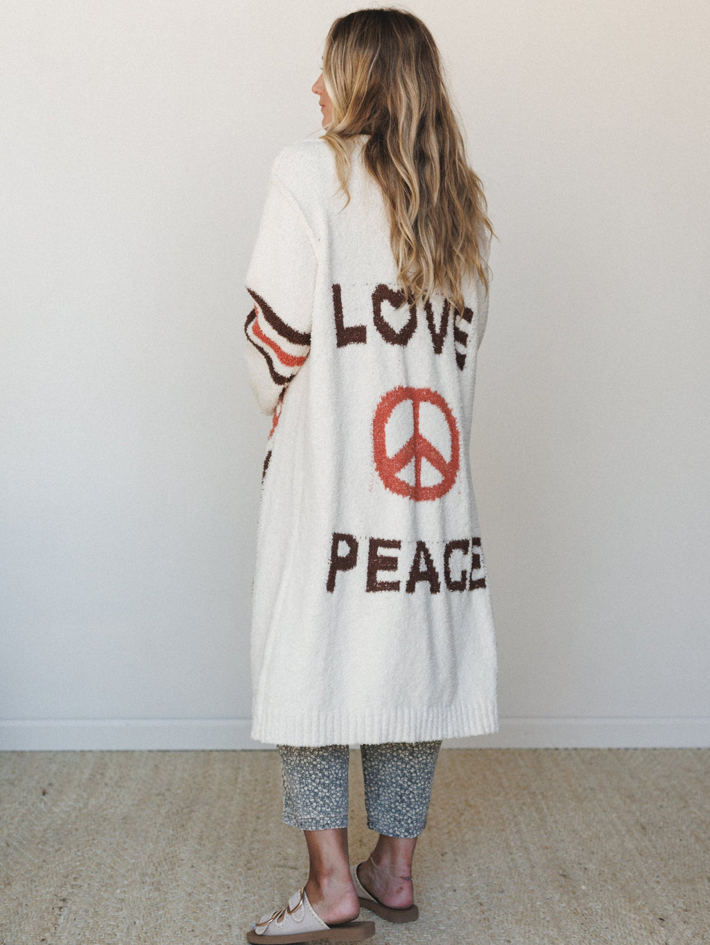 Groove In Love Sweater - Powder Cream