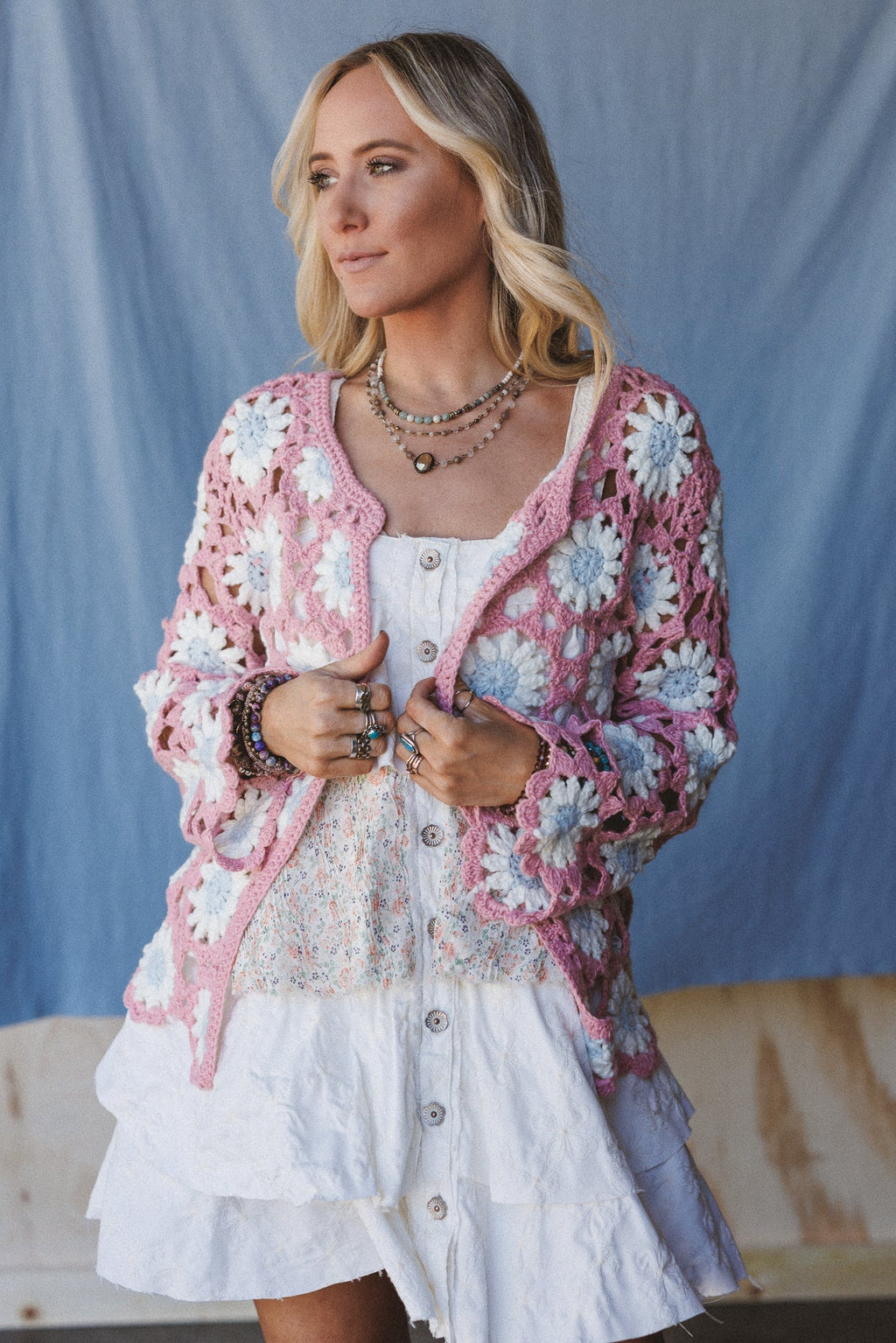 The Nest Wild And Dreamy Cardigan - Mauve - Pre Order