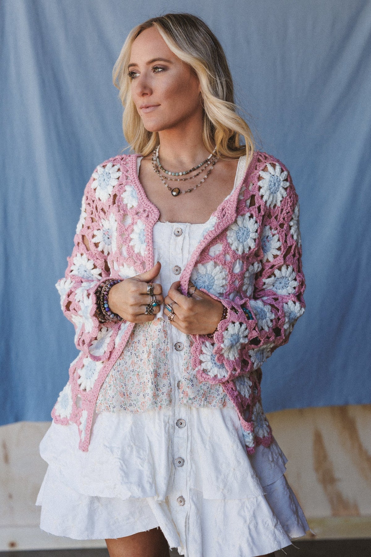The Nest Wild And Dreamy Cardigan - Mauve - Pre Order