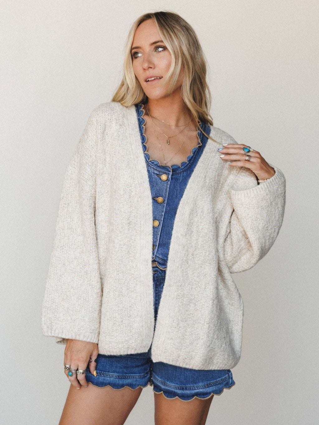Willowbark Cardigan - Beige