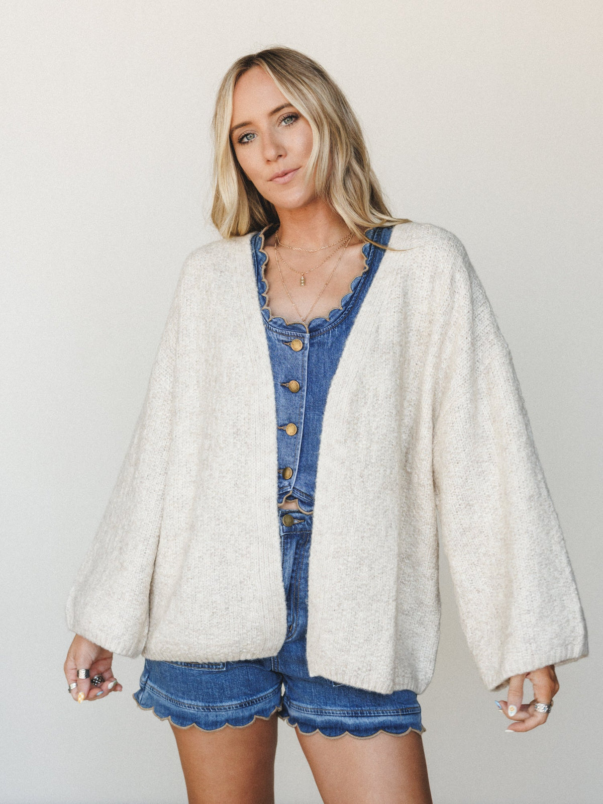 Willowbark Cardigan - Beige