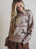 Sunset Stride Sweater - Taupe - Pre Order