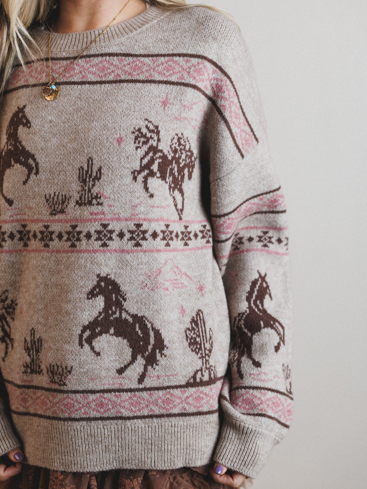 Sunset Stride Sweater - Taupe