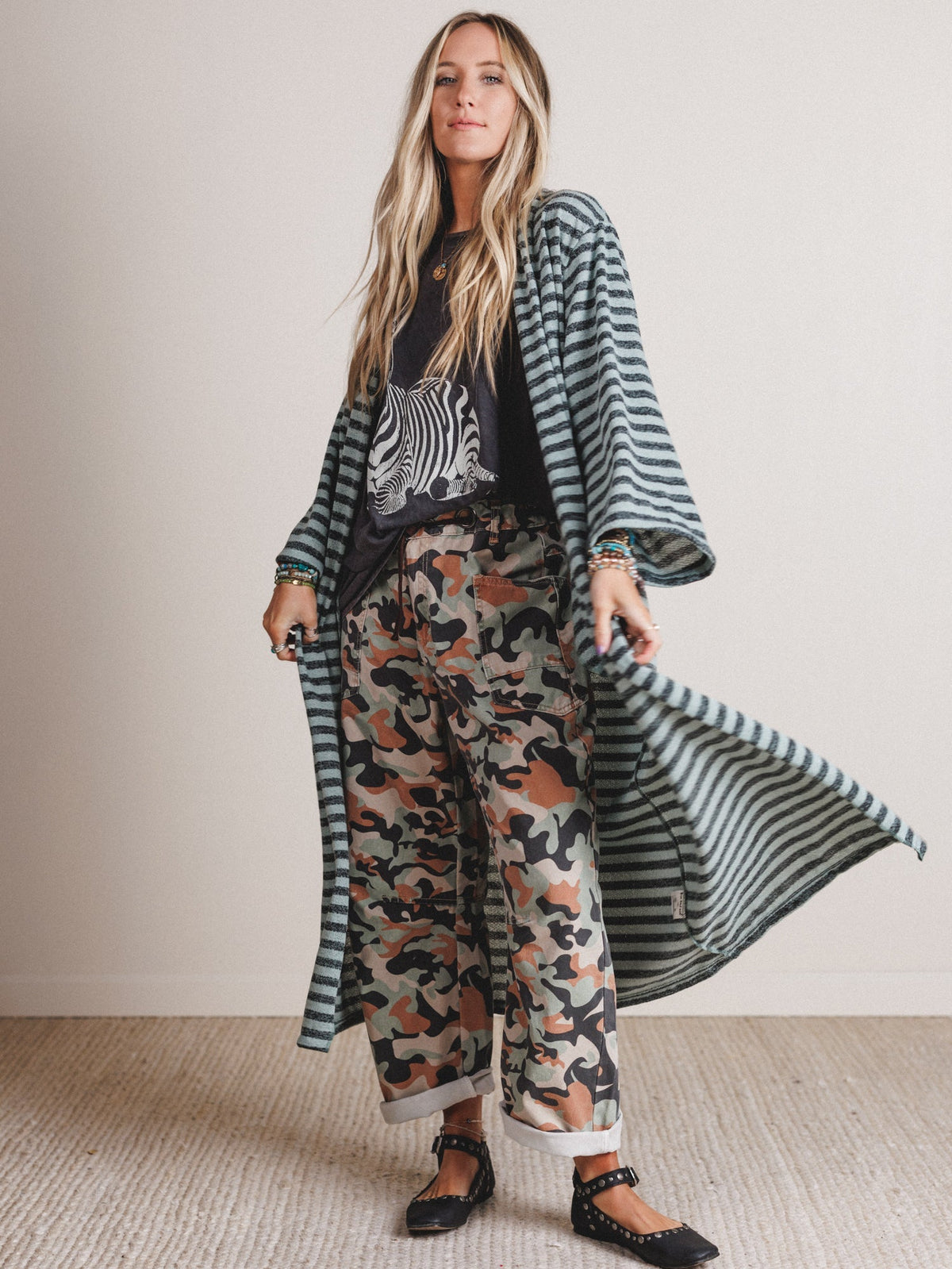 The Nest Endless Love Cardigan - Sage Black