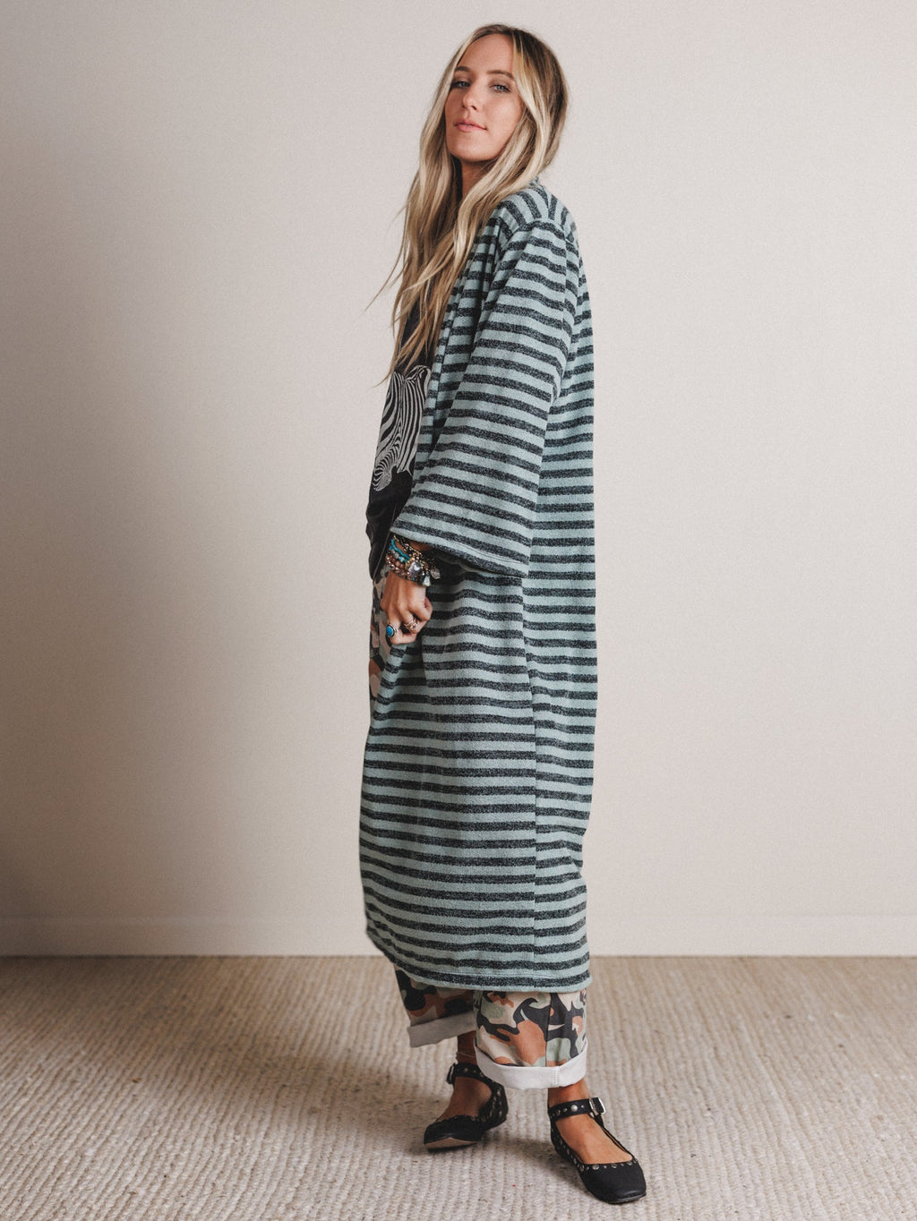 The Nest Endless Love Cardigan - Sage Black