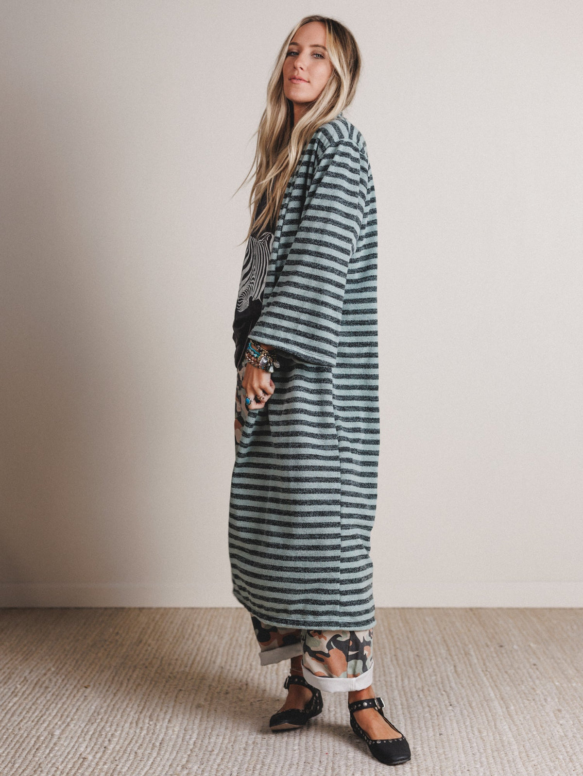 The Nest Endless Love Cardigan - Sage Black
