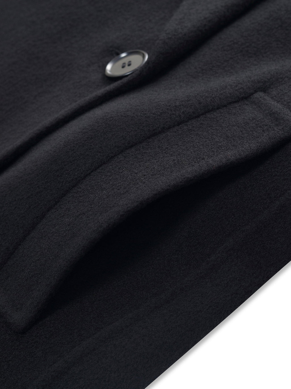 Cashmere Wool Blend Notched Collar Double-Faced Women Overcoat
