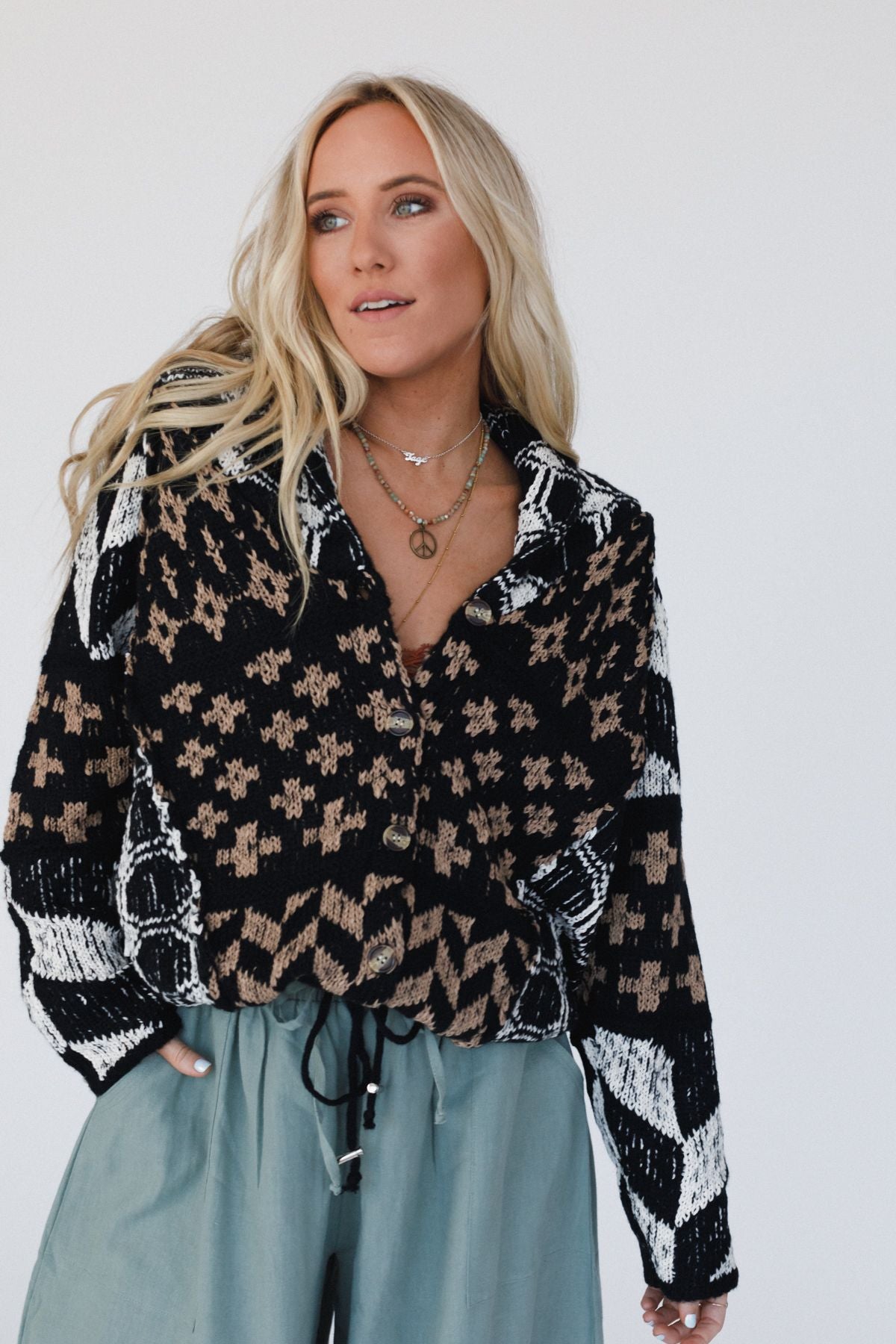 Midnight Ridge Cardigan - Black - Pre Order