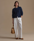 Cotton Hayes Crewneck Cardigan