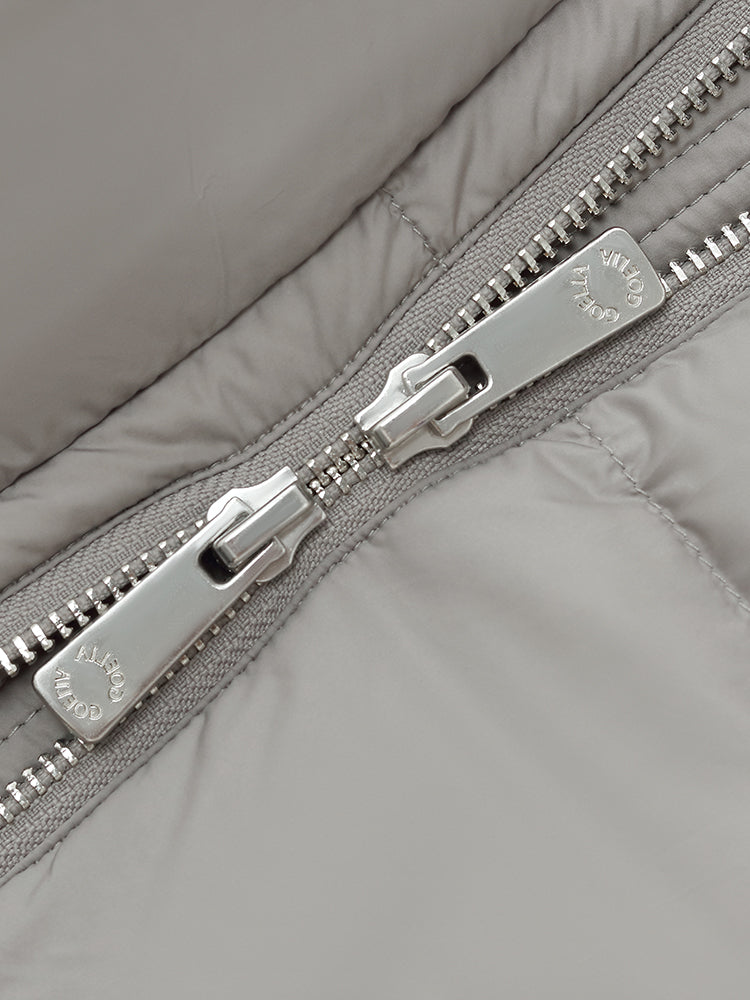 Loose Fit Hooded Goose Down Jacket