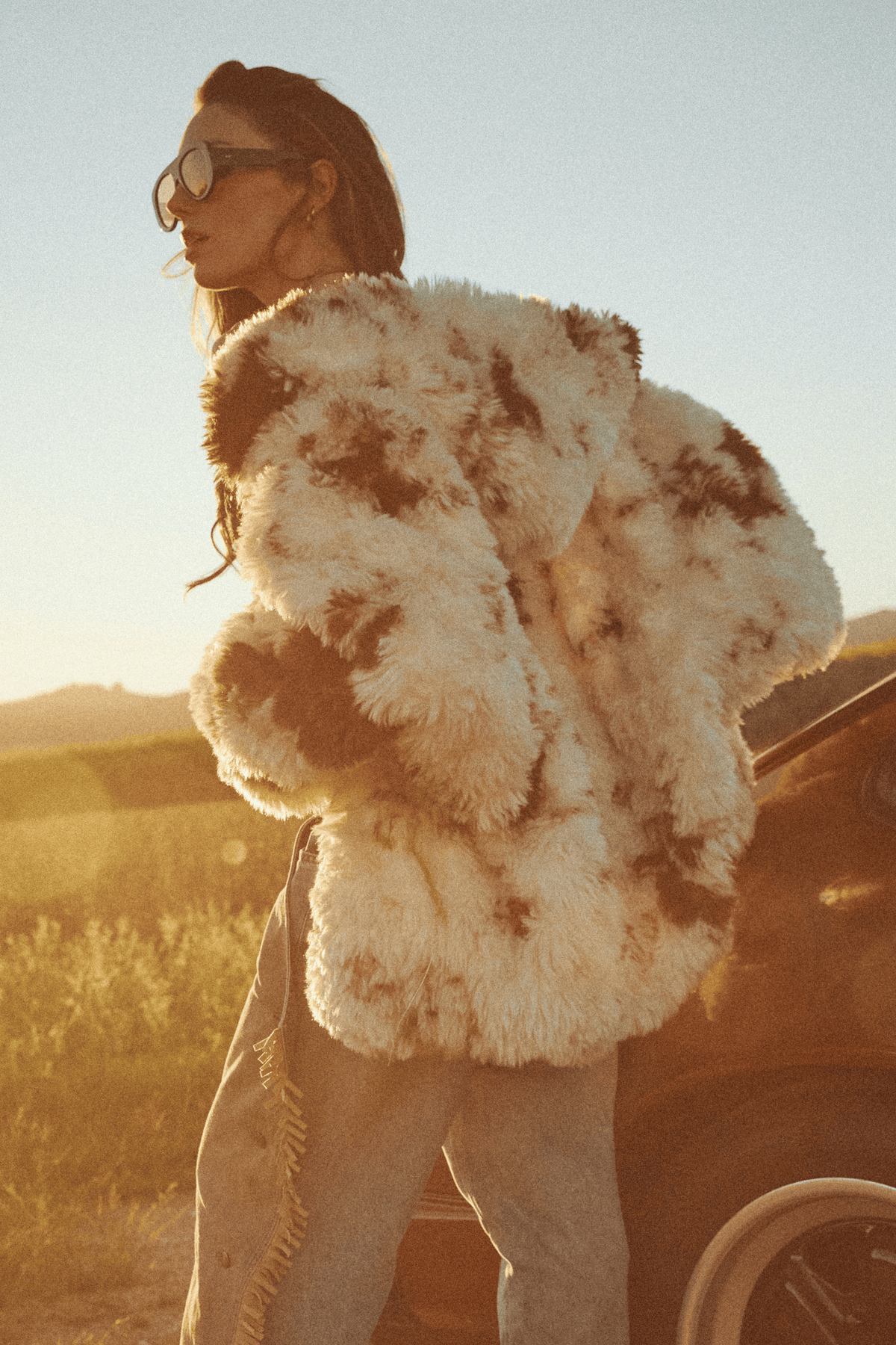 THE HOLY COW FAUX FUR JACKET