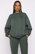 From The Archives Lexi Oversized Sweater Khaki