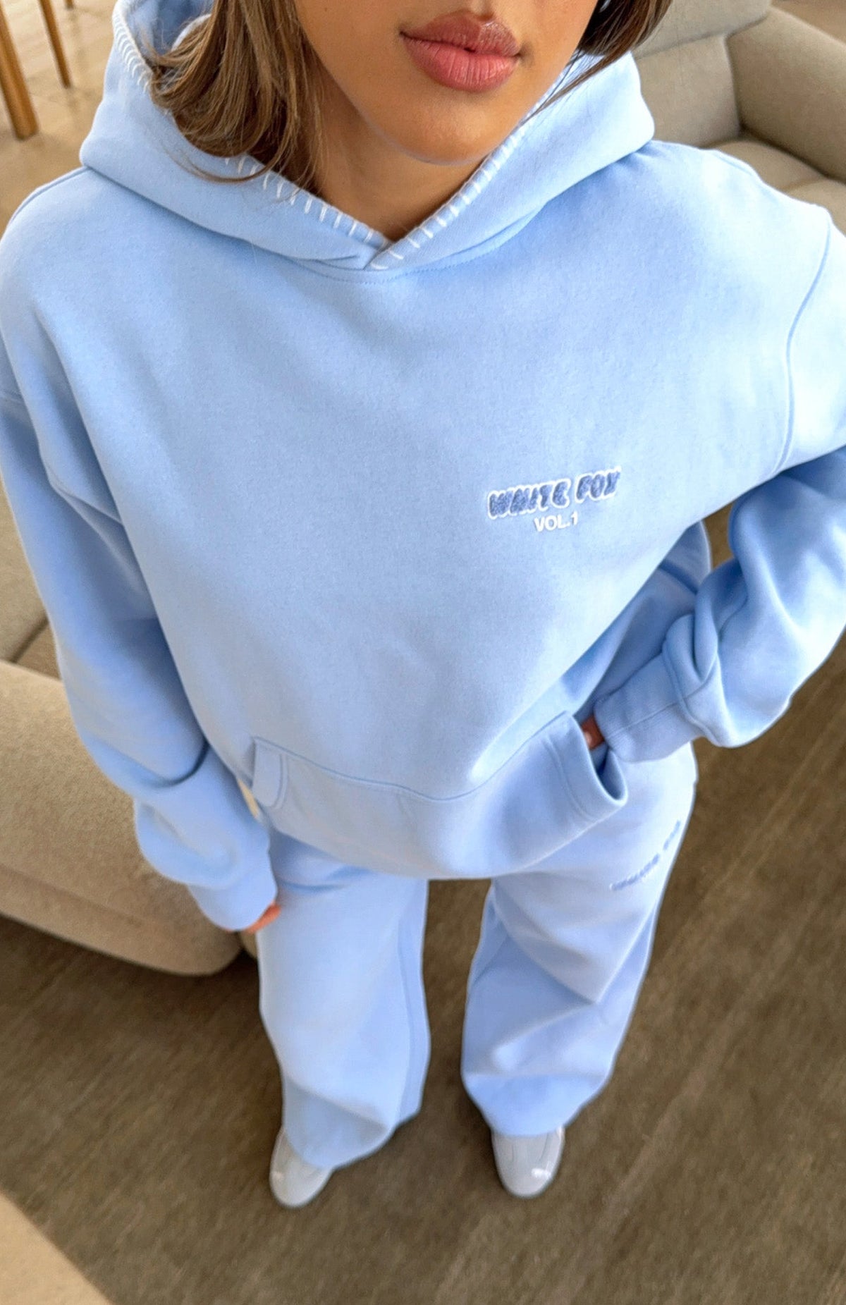 Vol. 1 Oversized Hoodie Blue