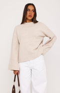 Winter's Chill Knit Sweater Oat